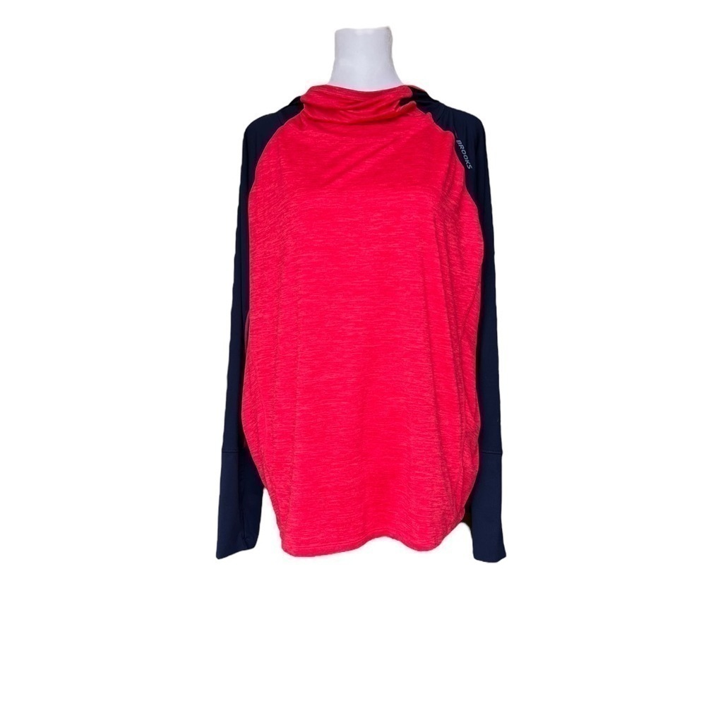 Brooks - Running Women's Brite Hoodie Long Sleeve Pullover Top Sz M